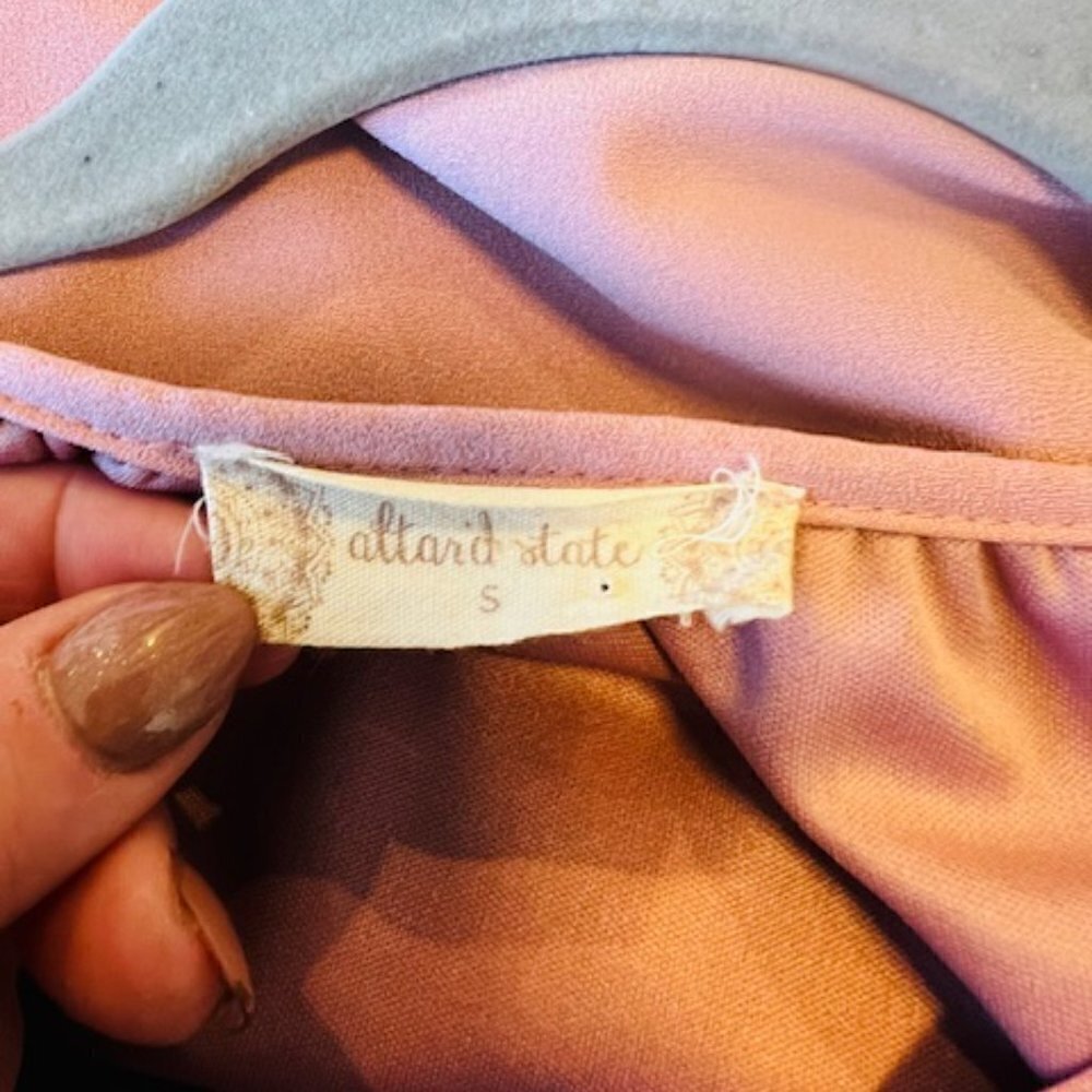 Altar’d State shabby chic bell sleeve dress size small - Picture 5 of 9
